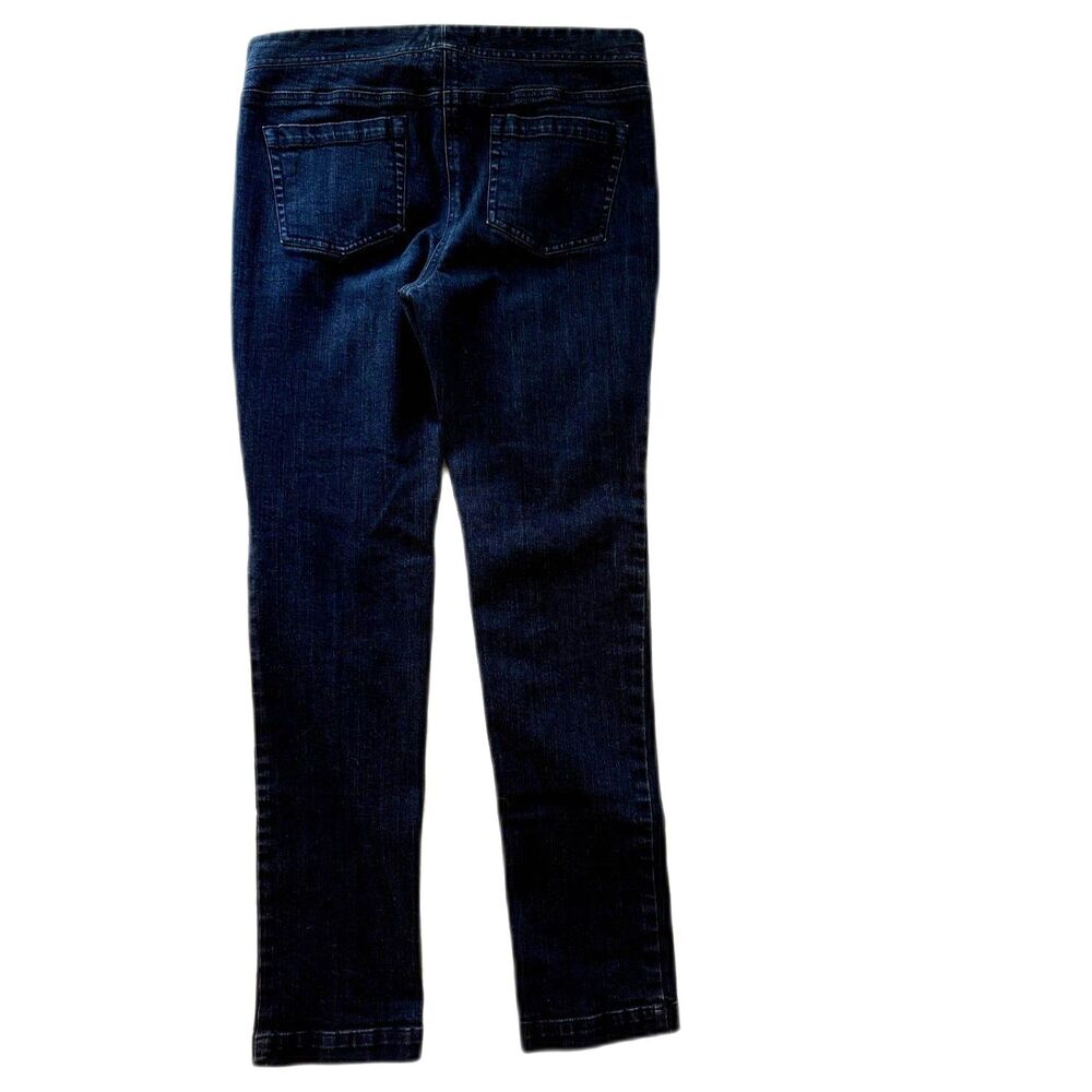 Theory Dark Wash Black Skinny Jeans View 6